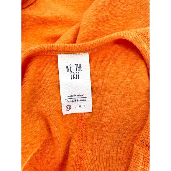 We The Free Babydoll Embroidered Swing Tank in Orange – XS - Picture 6 of 6